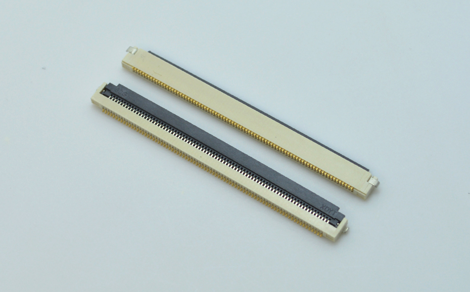 FFC/FPC座 软排线连接器 0.5mm间距 80P /68P翻盖式下接触 液晶屏,男人吃奶摸下挵进去啪啪麻豆