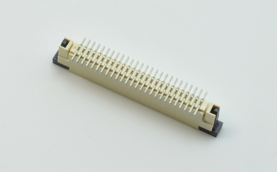 FPC/FFC连接器 0.8mm间距 26P立式带锁 立贴带锁扣PCB板贴片插座,男人吃奶摸下挵进去啪啪麻豆