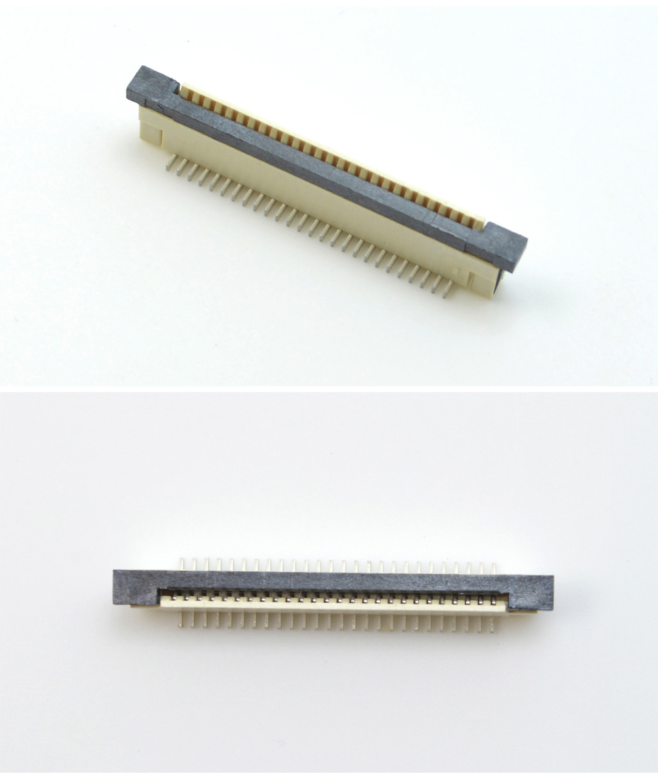FPC/FFC连接器 0.8mm间距 26P立式带锁 立贴带锁扣PCB板贴片插座,男人吃奶摸下挵进去啪啪麻豆