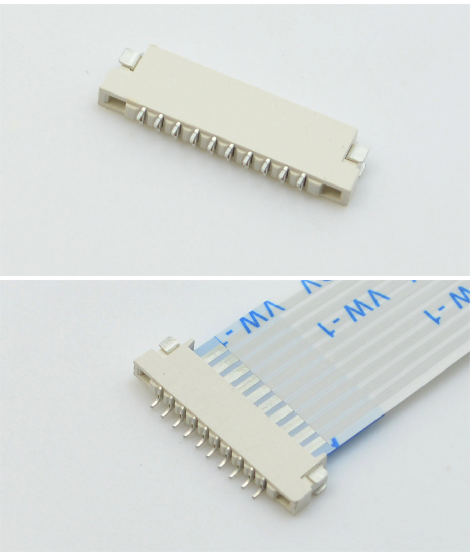 FPC/FFC扁平电缆接插件 软排线连接器1.0MM 4-8P H1.5mm厚 双面接,男人吃奶摸下挵进去啪啪麻豆