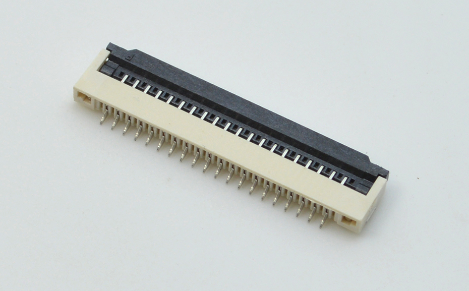 FPC/FFC连接器 0.5mm-20P/21/22/23/24P/25/26/28/30PIN 翻盖下接,男人吃奶摸下挵进去啪啪麻豆