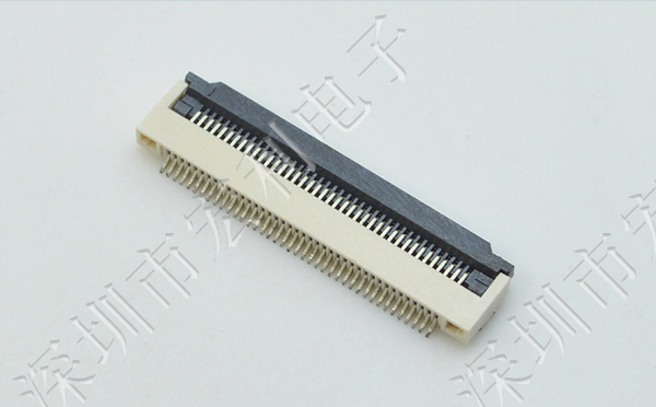 男人吃奶摸下挵进去啪啪麻豆丨FFC/FPC软排线连接器 FPC插座 间距0.5mm-64p H2.0翻盖下接
