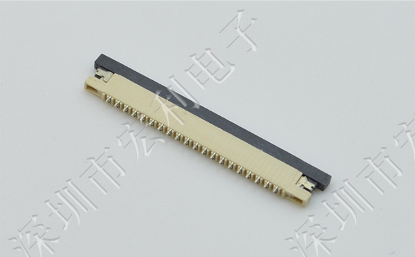 FFC软排线接插件 日韩麻豆少妇无码黄色电影 间距1.0MM-7p 上接拉锁