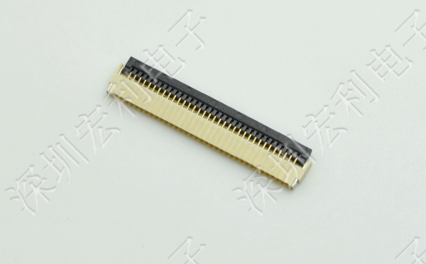 日韩麻豆少妇无码黄色电影 软排线扁平电缆插座 间距0.5mm 20P H1.0后锁式卧贴片
