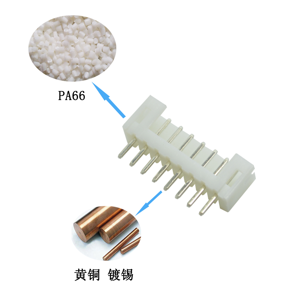 新品现货供应PHD2.0直针连接器2.0间距按插件条形连接器2-12P,男人吃奶摸下挵进去啪啪麻豆