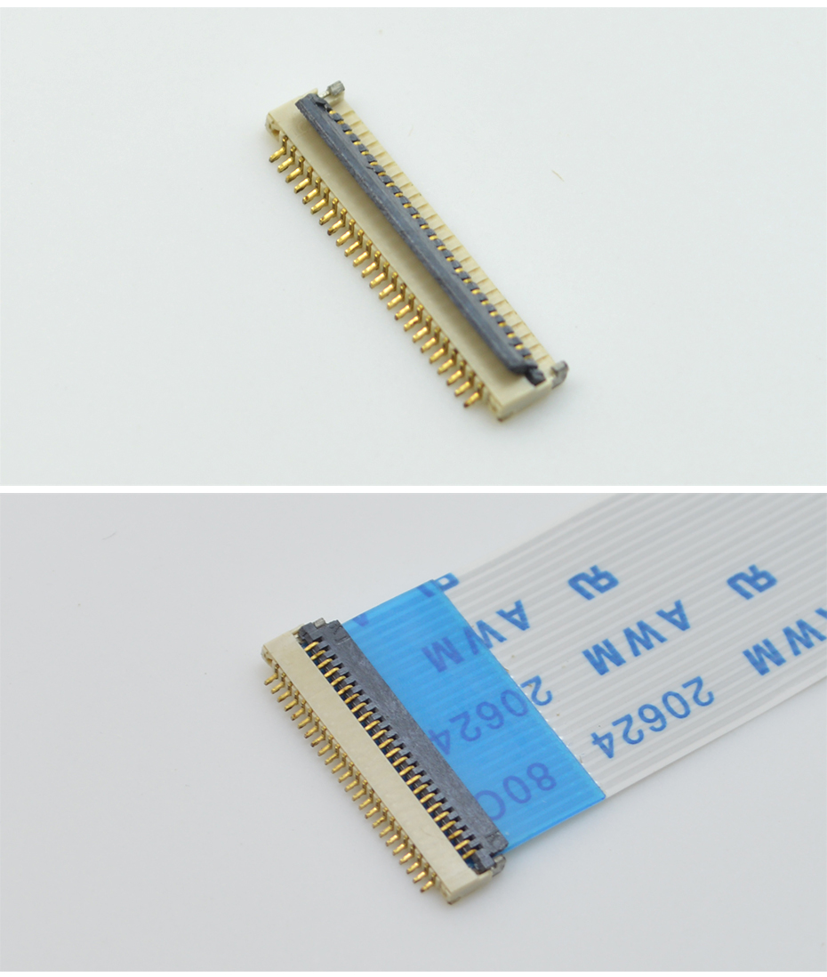 FPC/FFC超薄扁平排线连接器0.5Pitch 插座 6P针翻盖 H=1.0厚,男人吃奶摸下挵进去啪啪麻豆